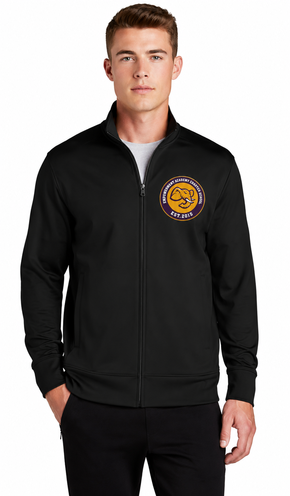 Empowerment Sport-Wick® Fleece Full-Zip Jacket (Grade K-8th)