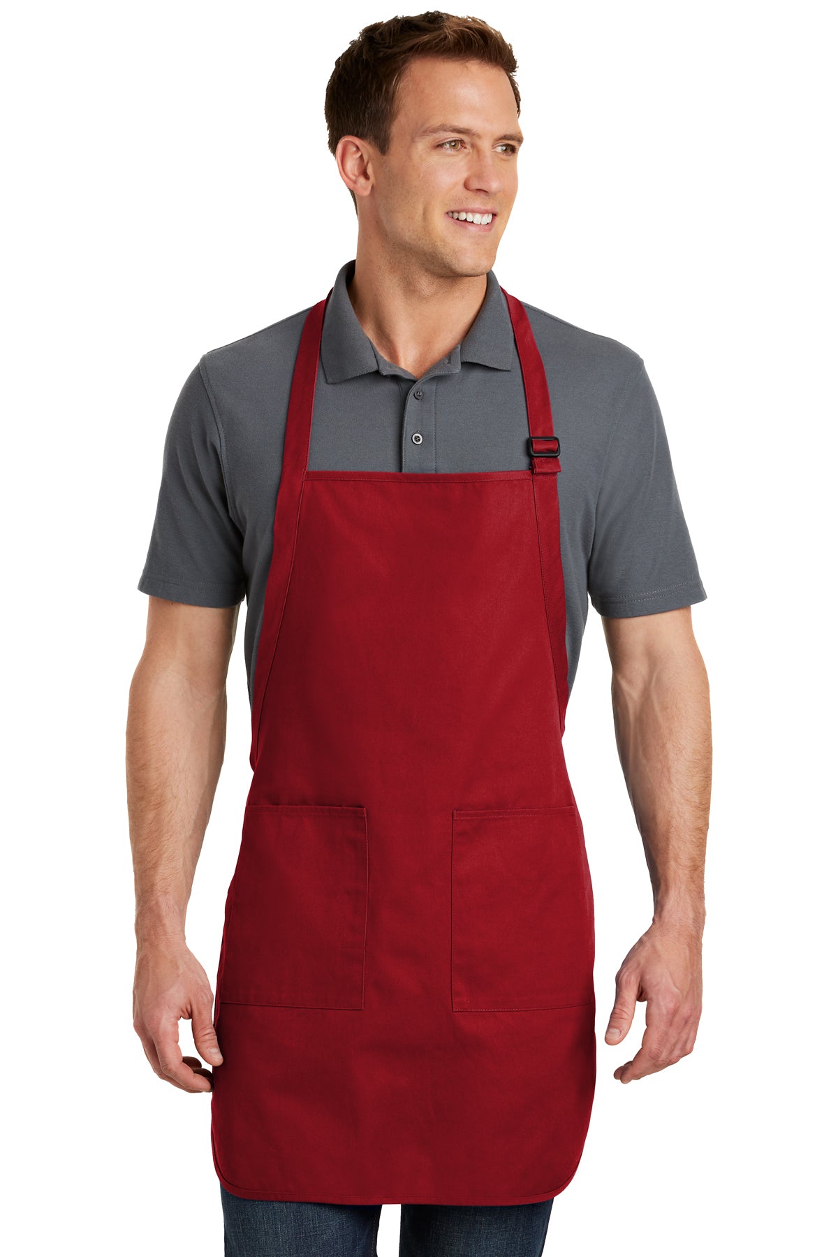 Full-Length Apron with Pockets