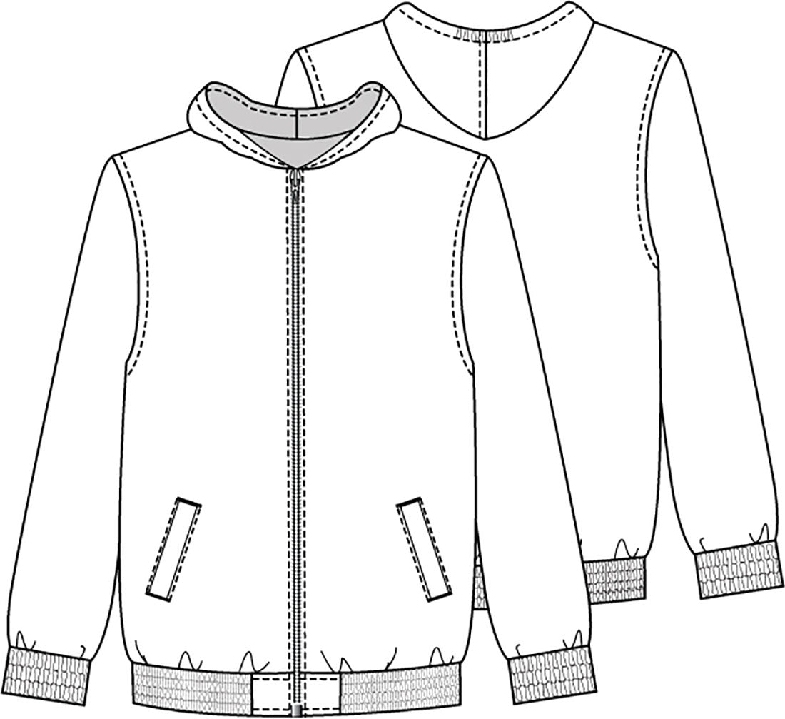 Unisex Zip Front Bomber Jacket