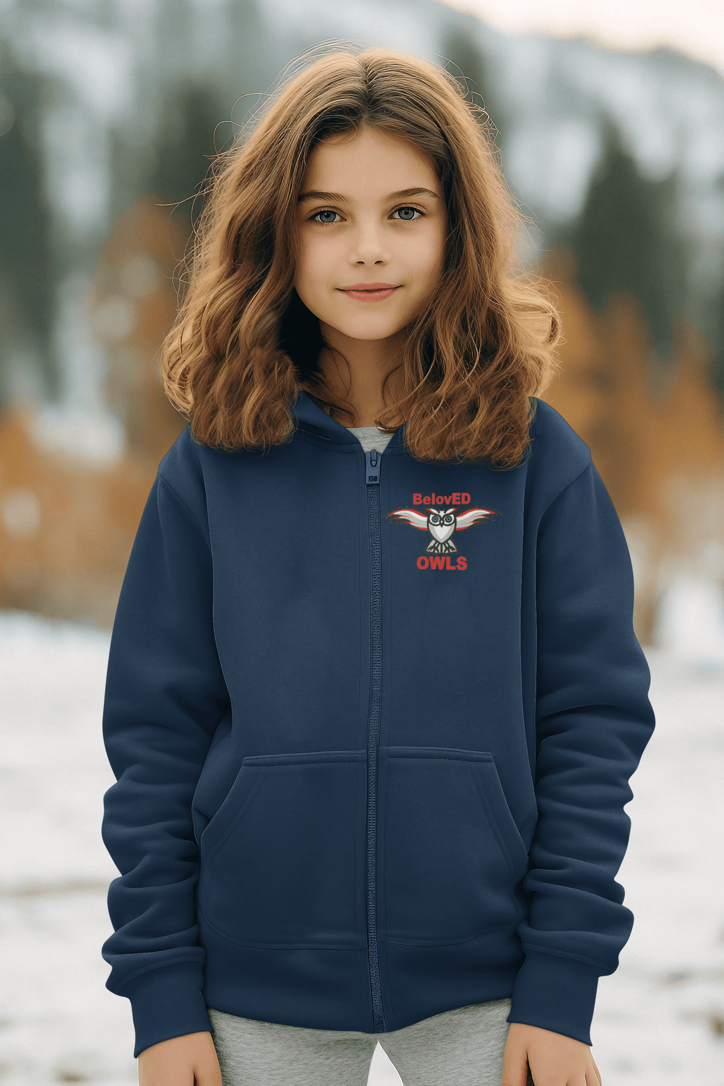 Beloved Full Zip W/Hood & Pockets (Grade 6th-8th) - Jay's Uniform