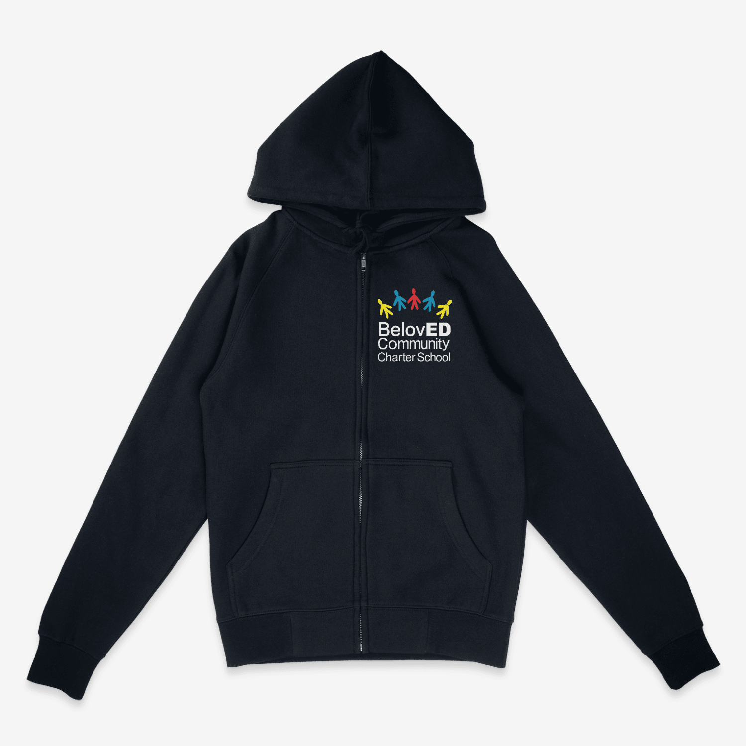 Beloved Full Zip W/Hood & Pockets (Grade K-5th) - Jay's Uniform