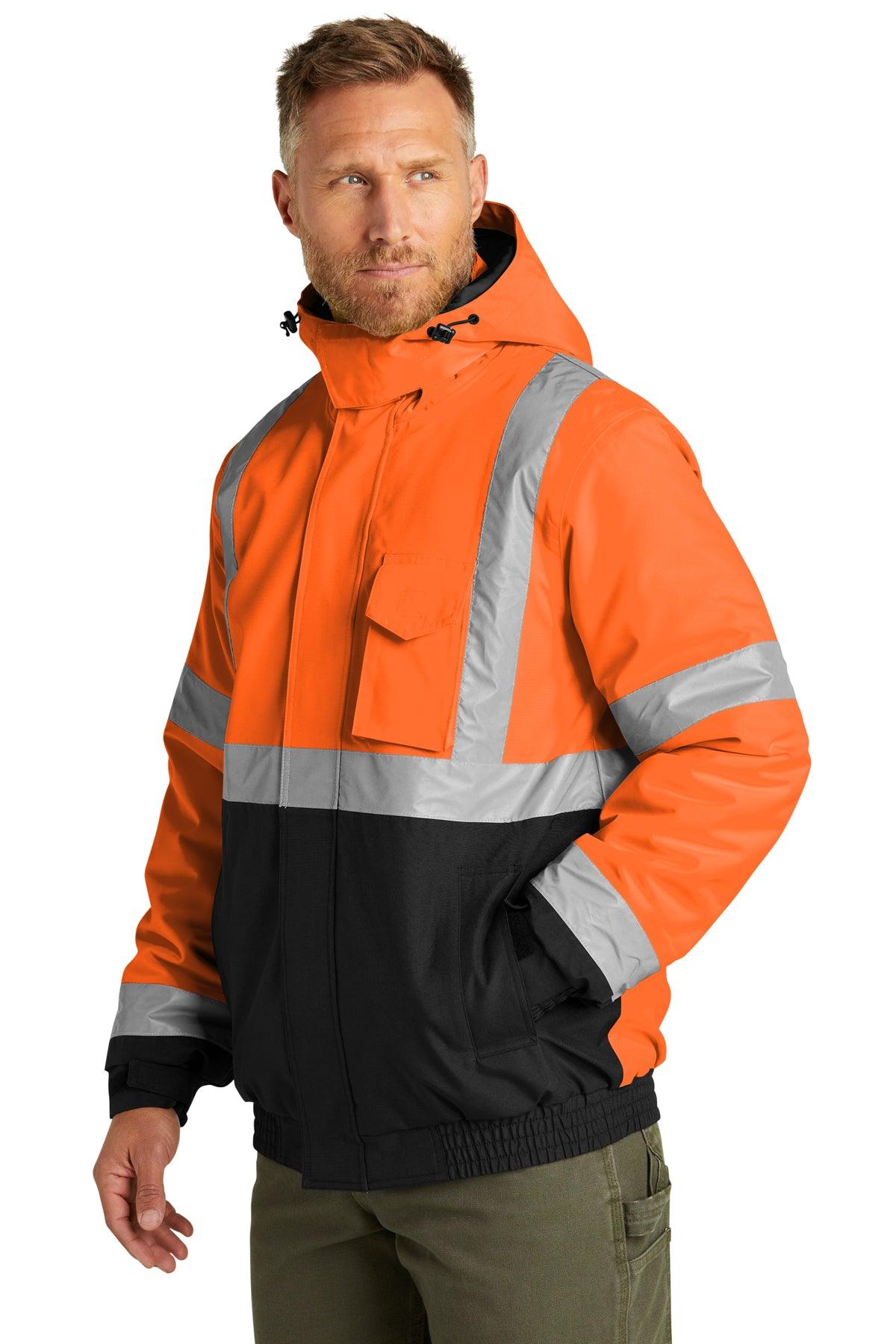 CSJ500 CornerStone® ANSI 107 Class 3 Economy Waterproof Insulated Bomber Safety Jacket - Jay's Uniform