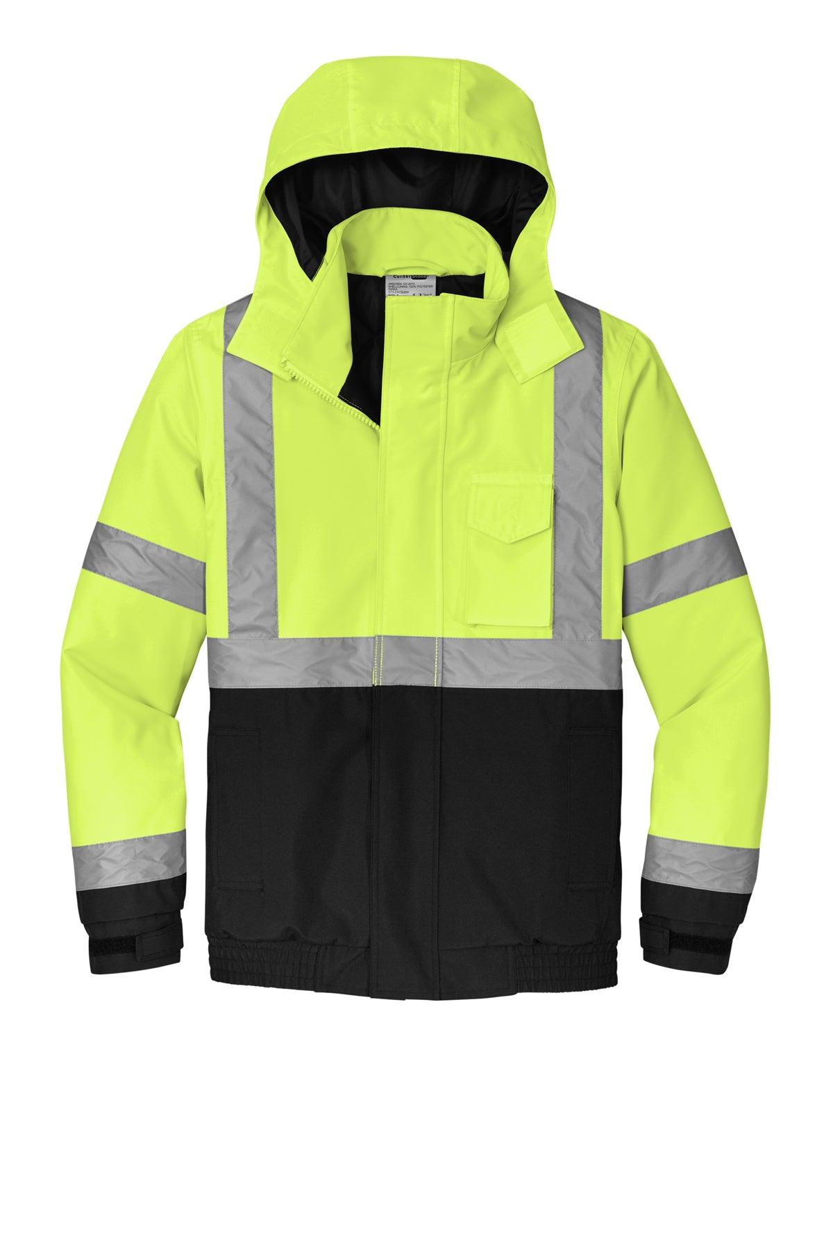 CSJ500 CornerStone® ANSI 107 Class 3 Economy Waterproof Insulated Bomber Safety Jacket - Jay's Uniform