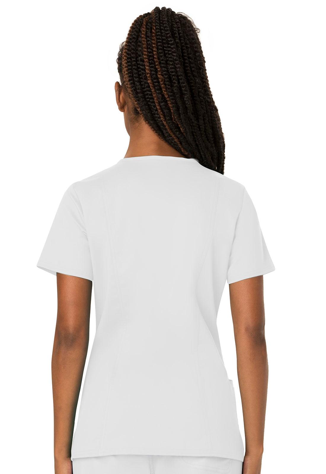 Female V-Neck Top W/ Embroidered Logo (Licensed Practical Nurse Program) - Jay's Uniform
