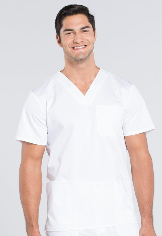 Male V-Neck Top W/ Embroidered Logo (LPN Program) - Jay's Uniform