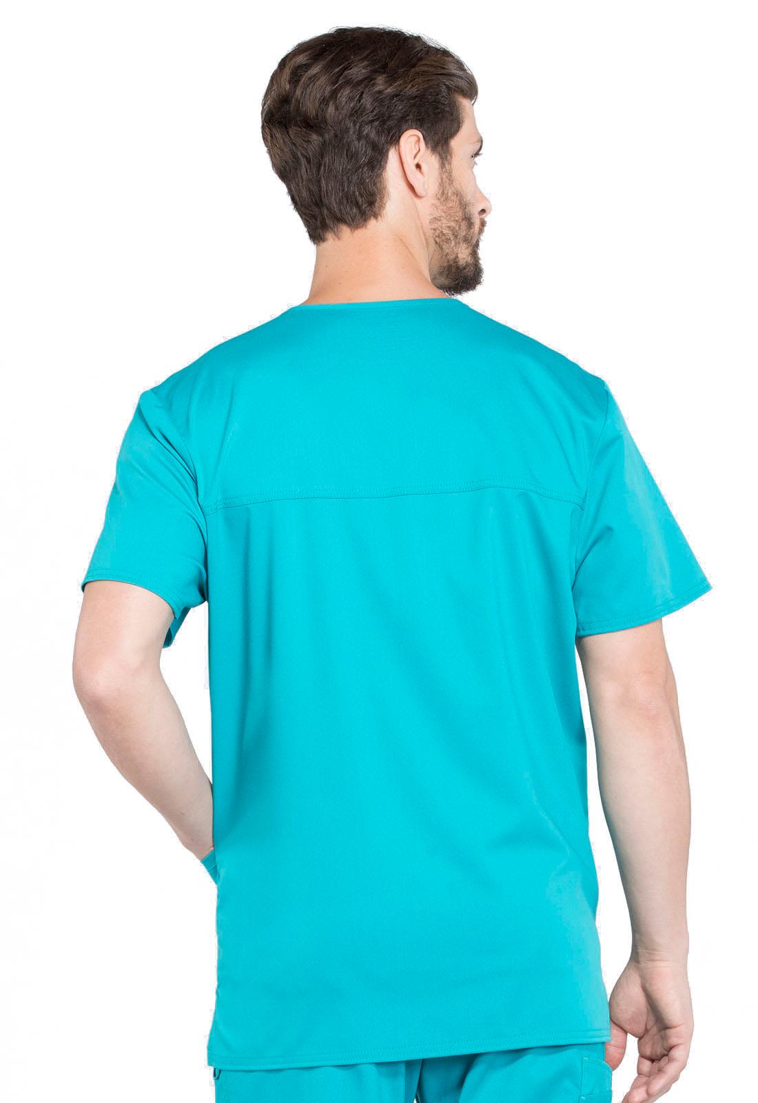 Male V-Neck Top W/ Embroidered Logo (Medical Asst. Program) - Jay's Uniform