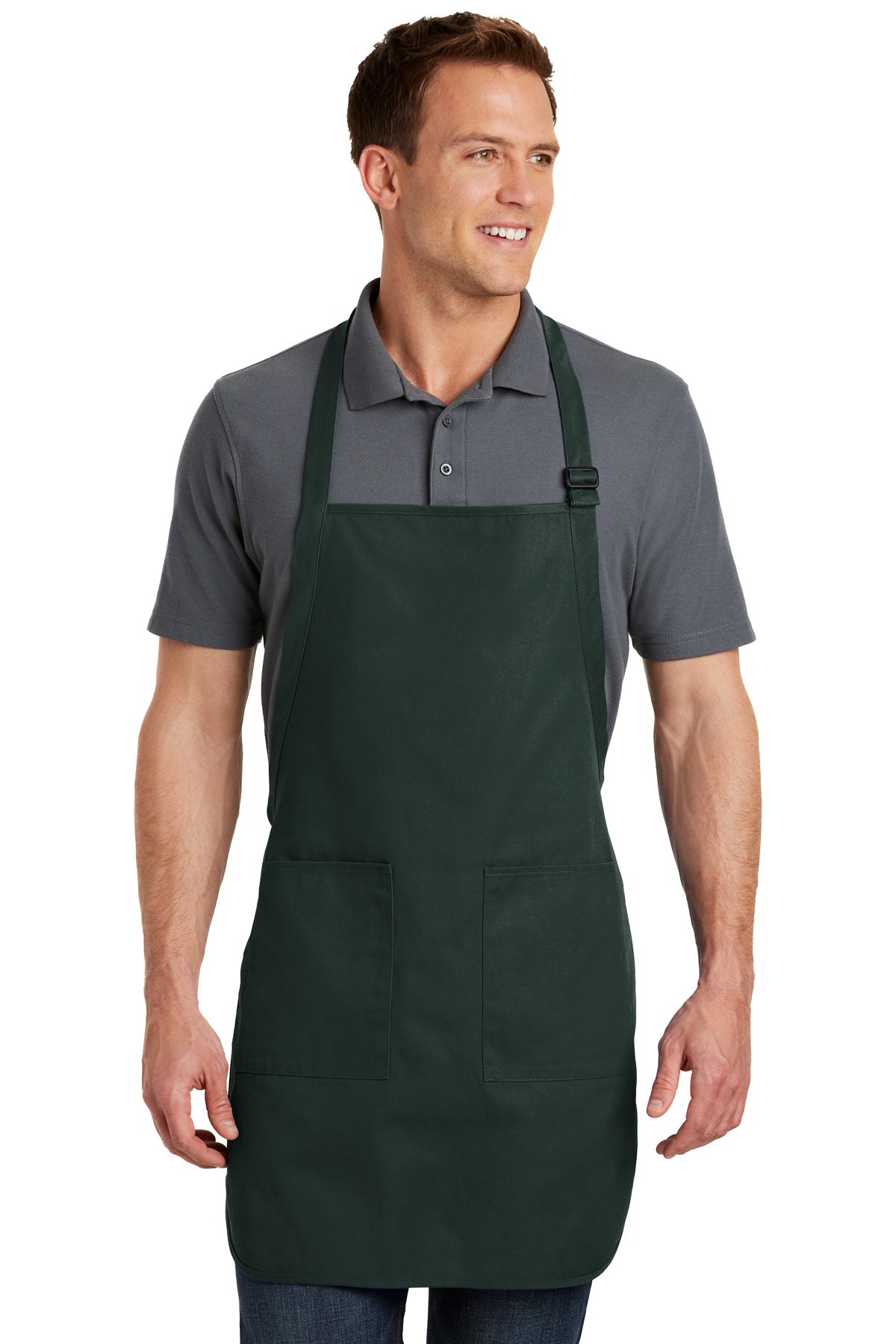 Full-Length Apron with Pockets