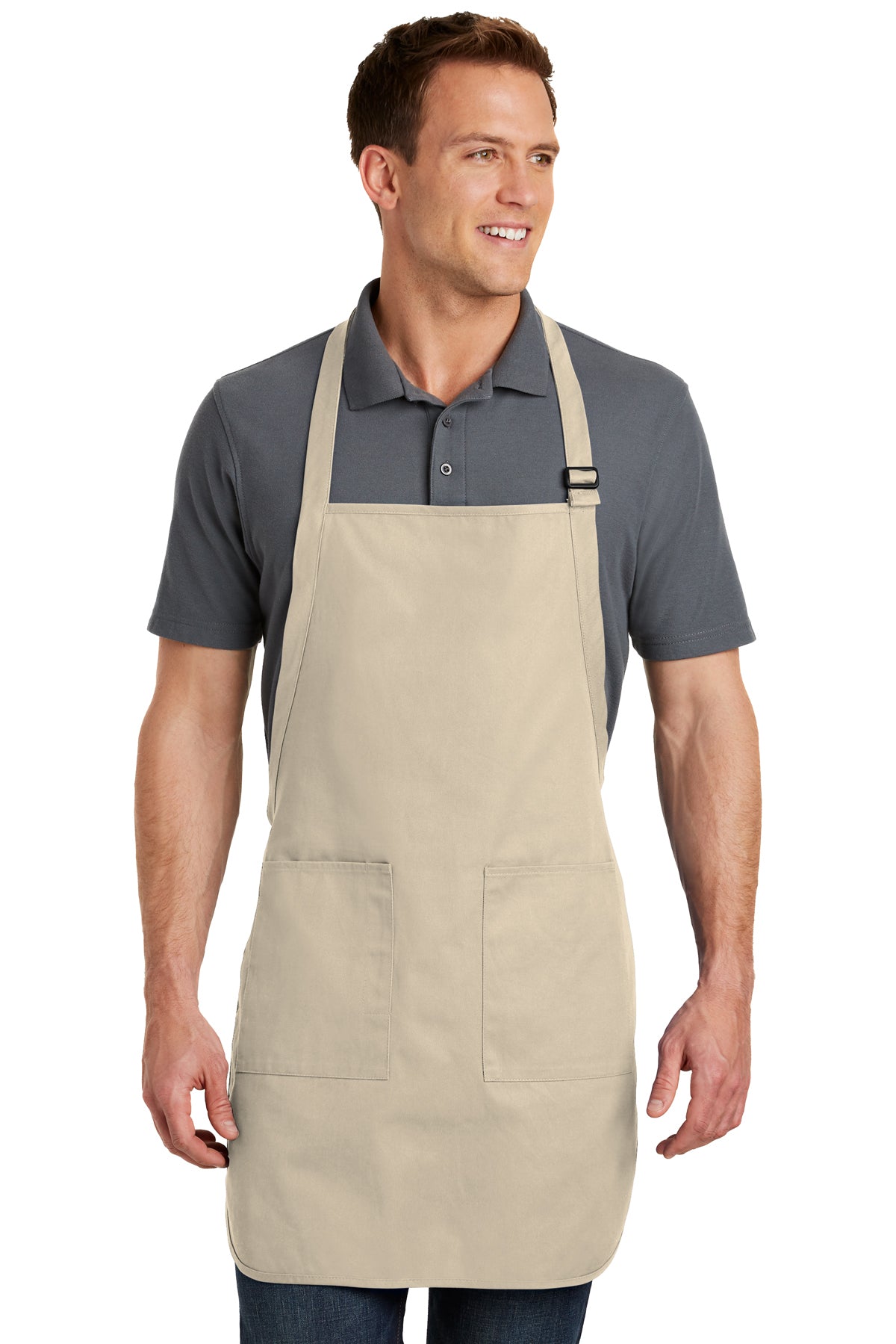 Full-Length Apron with Pockets