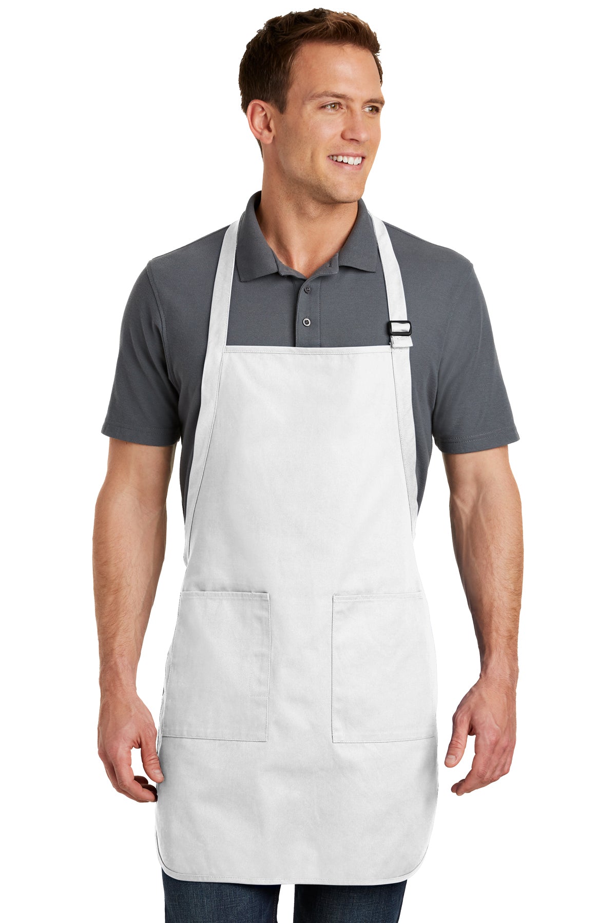 Full-Length Apron with Pockets