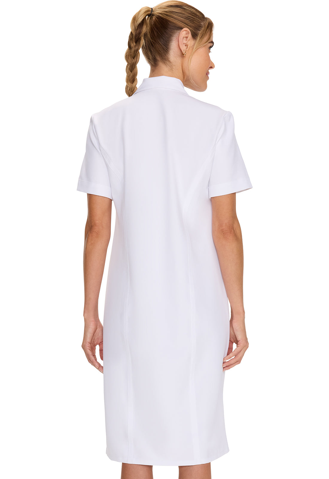 Women's Button Front Dress in White