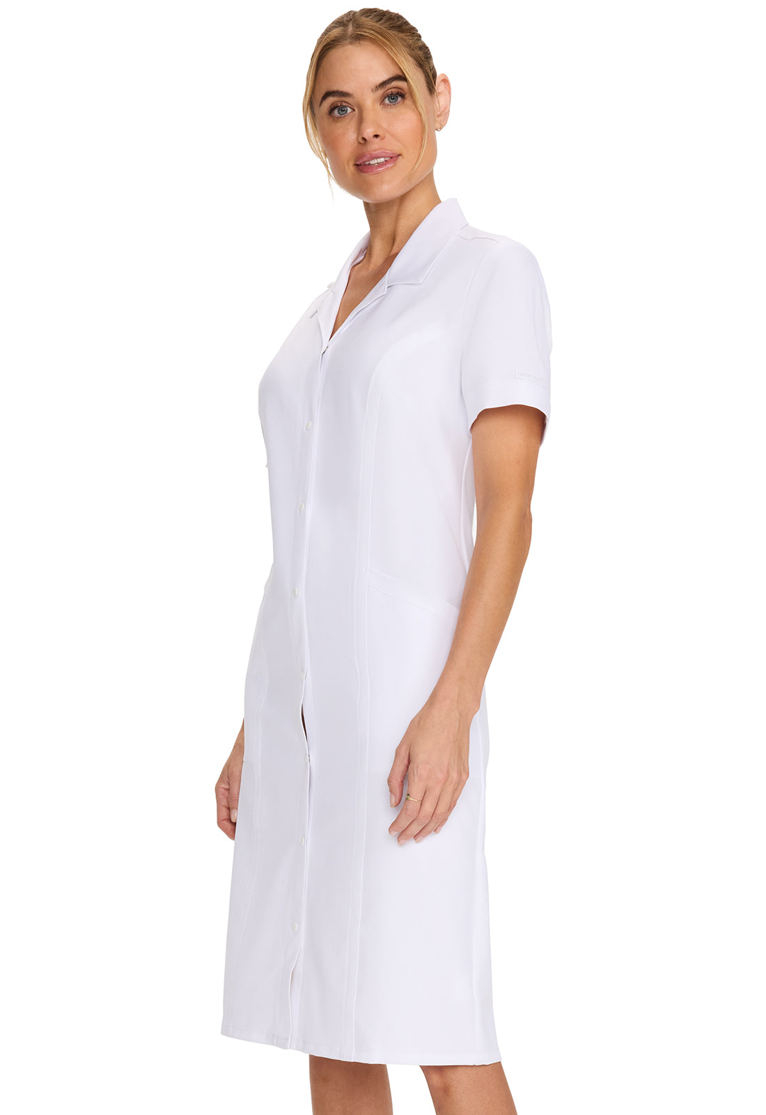 Women's Button Front Dress in White