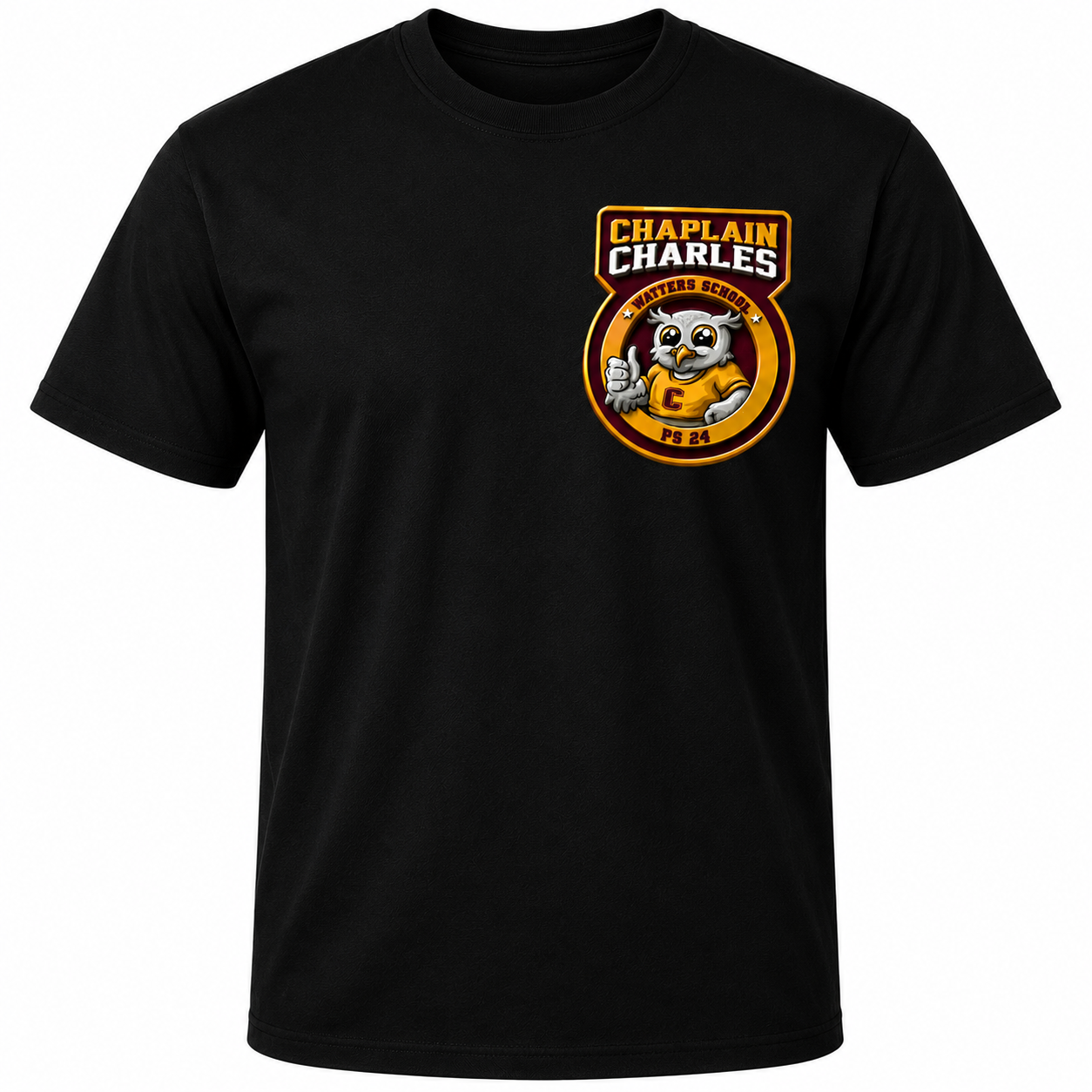 Chaplain Charles J Watters (PS24)T-Shirt For PE