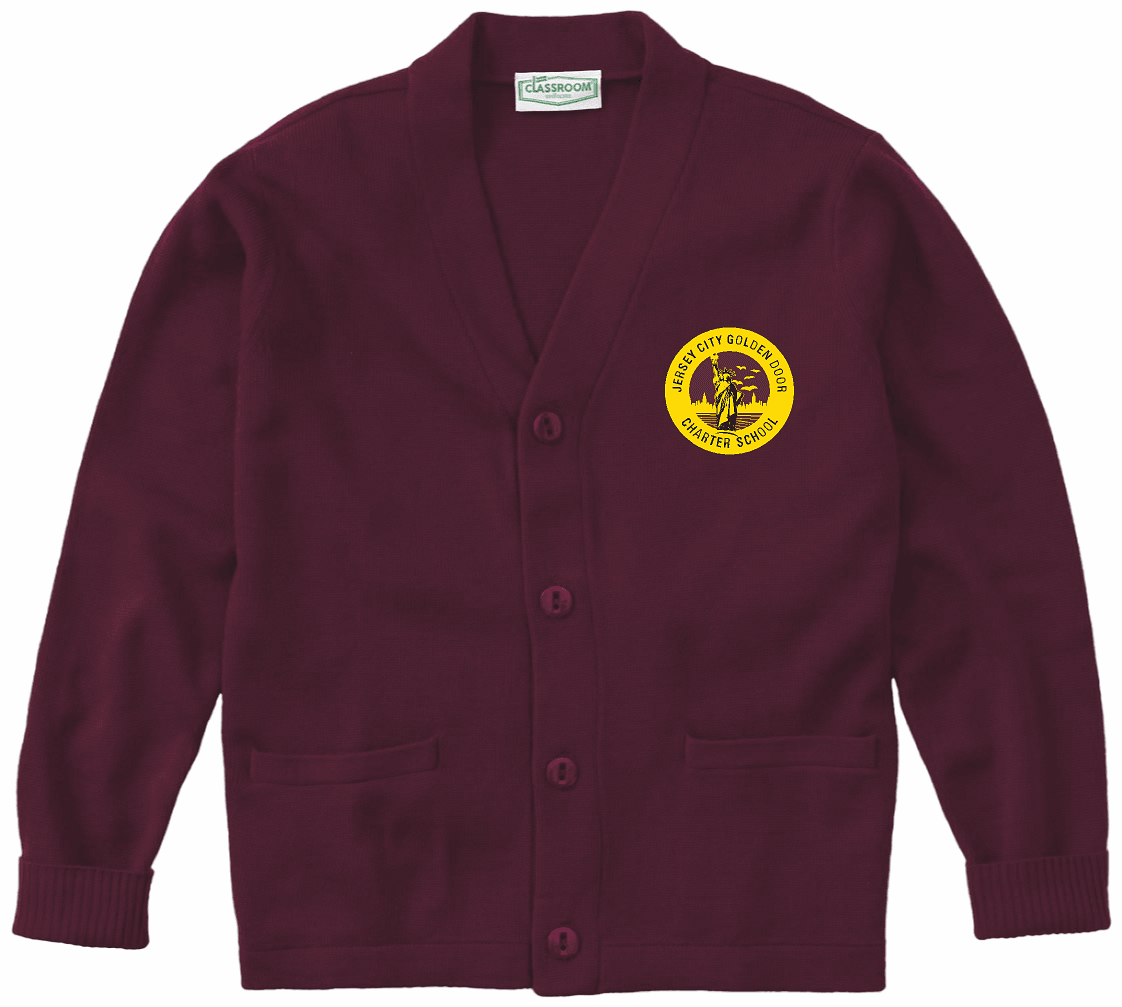 Golden Door Cardigan Sweater (Grade K-5th) - Jay's Uniform
