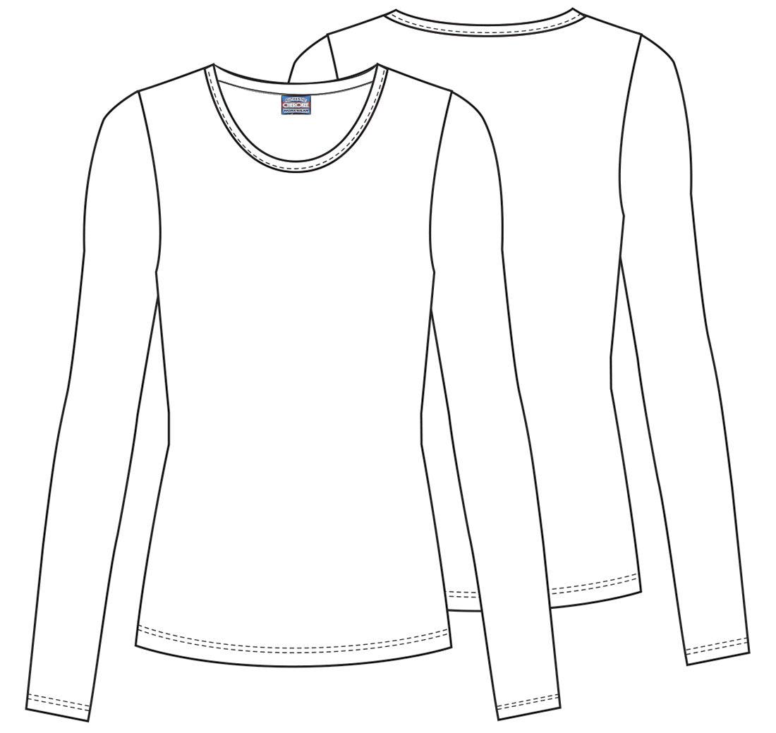 Long Sleeve Underscrub Knit Tee - Jay's Uniform